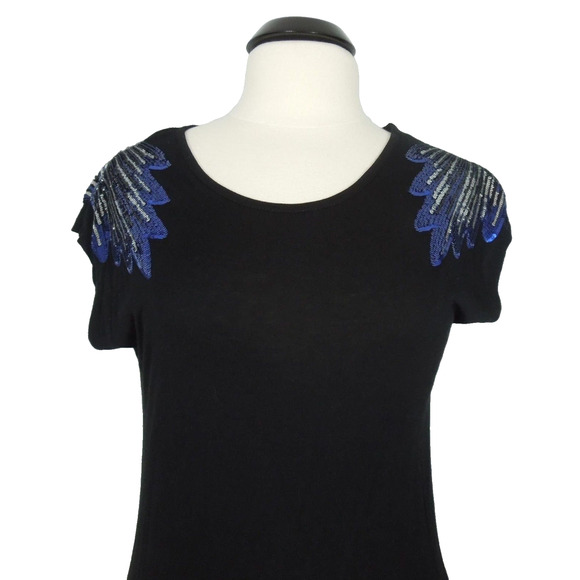 FOREVER 21 Tee S SMALL Sequins Embellished - Picture 2 of 7